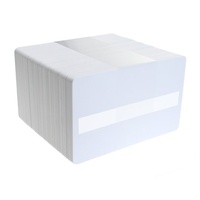 PVC Cards Blank White, Signature Panel