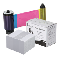 Bundle: Smart 31/51 Colour Ribbon (YMCKO) & Cards