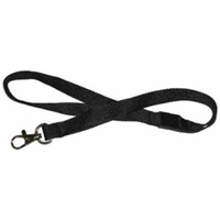 Lanyard, Premium BLACK (Qty 100)