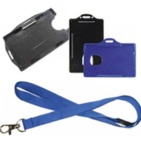 Card Holders, Lapel Clips, Lanyards